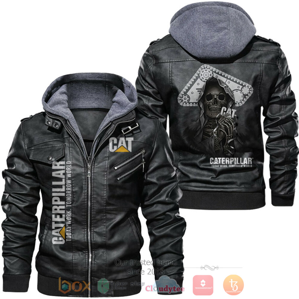 Caterpillar Death God Leather Jacket