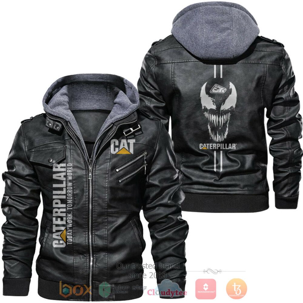 Caterpillar Today Work Tomorrow World Leather Jacket