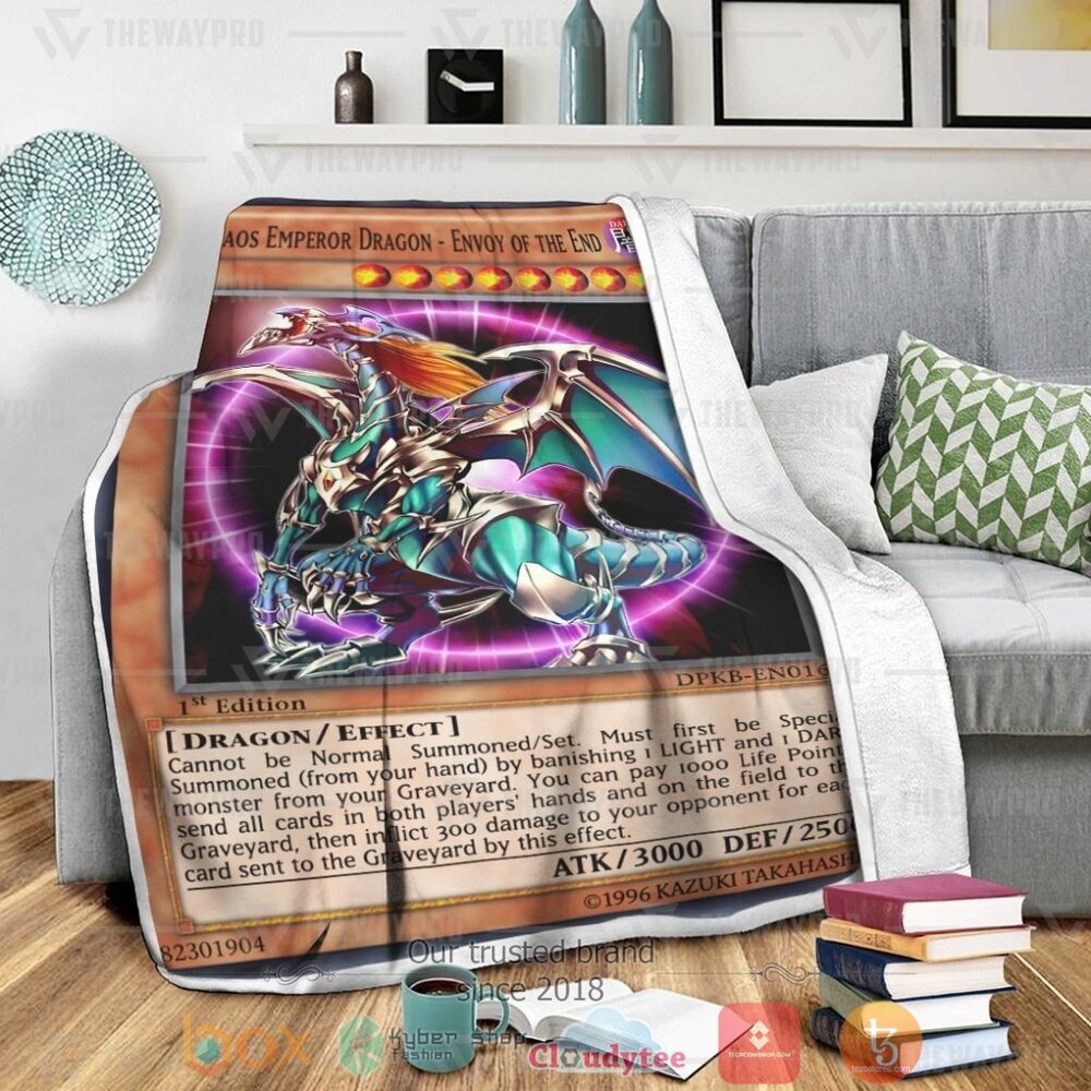 NEW Chaos Emperor Dragon Envoy Of The End Soft Blanket 2 Chaos Emperor Dragon Envoy Of The End Custom Soft Blanket 1
