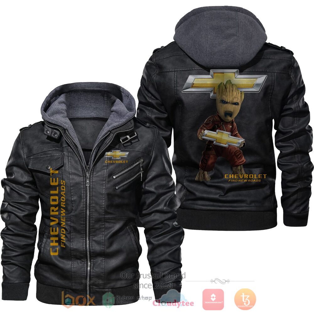Chevrolet Groot Find new roads Leather Jacket