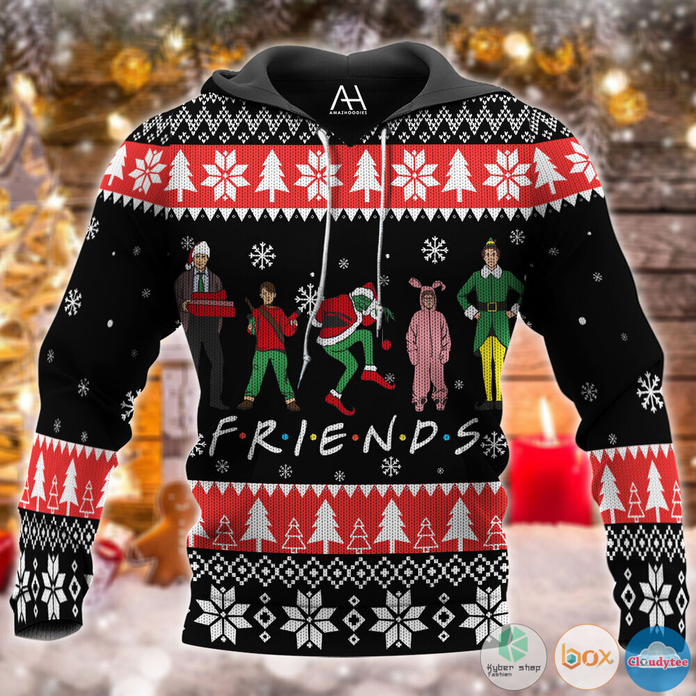 Christmas Friends TV series jersey shirt, hoodie 2 Christmas Friends TV series 3d shirt hoodie 1