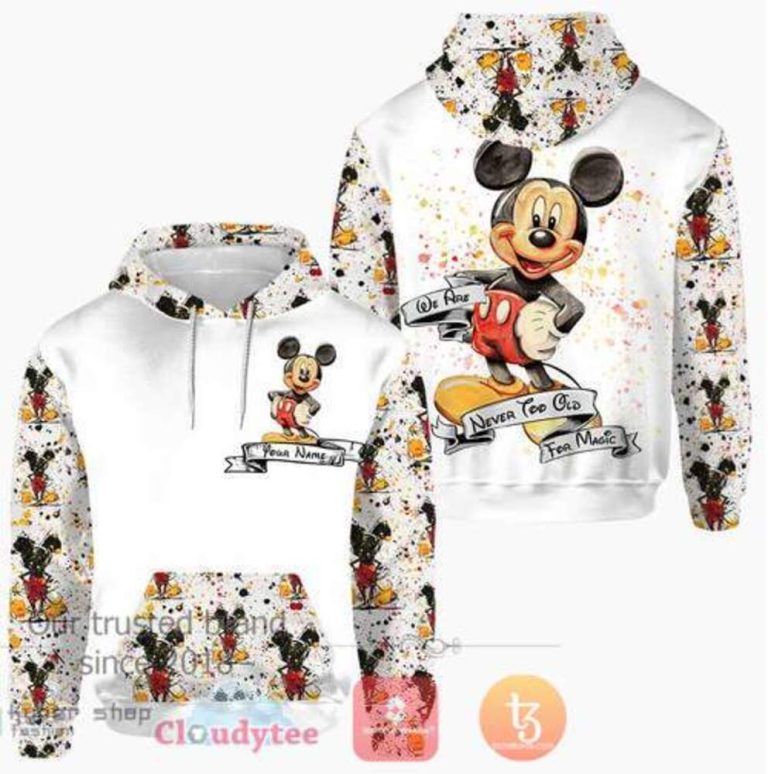 Christmas Mickey Mouse 3D Hoodie Leggings 1