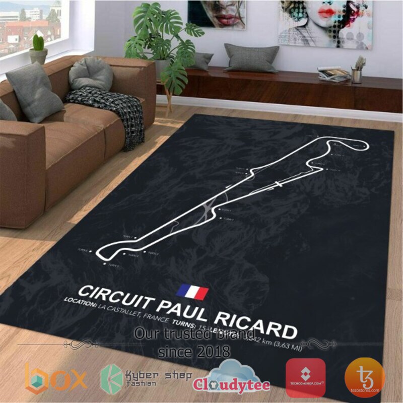 Circuit Paul Ricard 3D Full Printed Rug