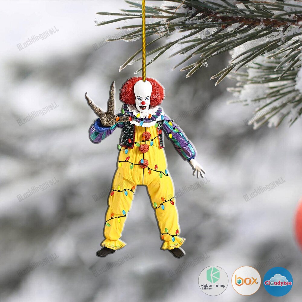 Clown With Monster Hands Led Lights Christmas Ornament