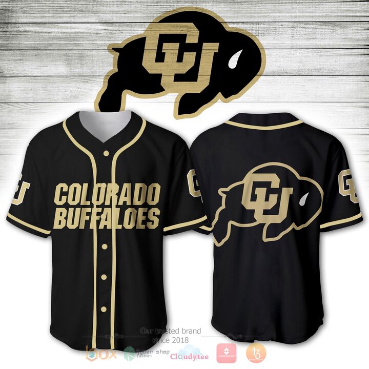 Colorado Buffaloes football Baseball Jersey Shirt