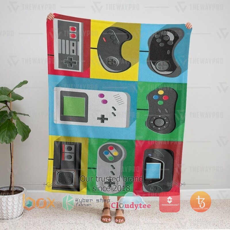 Colors Game Controller Blanket 2 Colors Game Controller Blanket 1