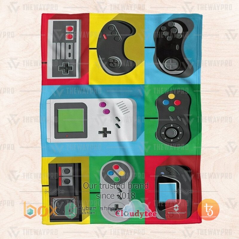 Colors Game Controller Blanket 3 Colors Game Controller Blanket 1 2