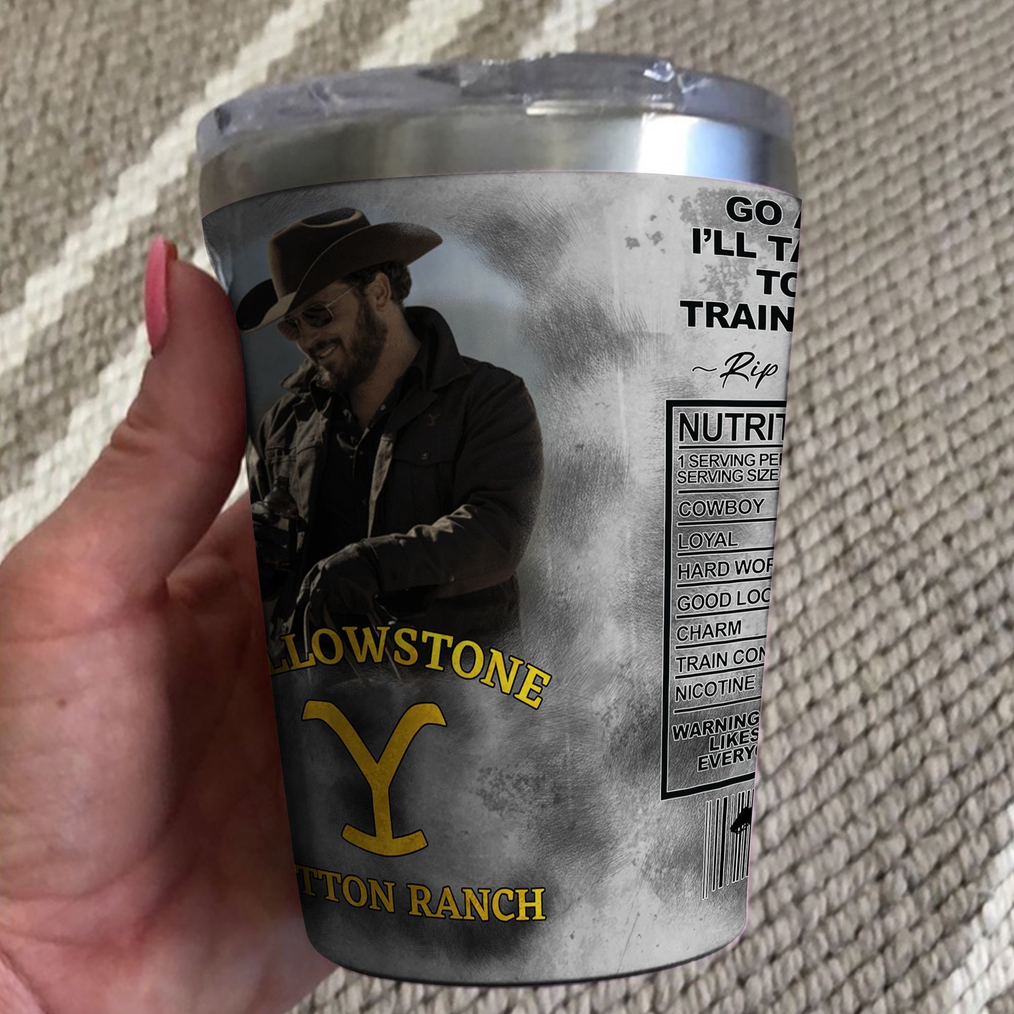 BEST Cowboy Yellowstone Film Go Ahead Ill Take You To The Train Station Tumbler 3 Cowboy Go Ahead Ill Take You To The Train Station Tumbler 1 2