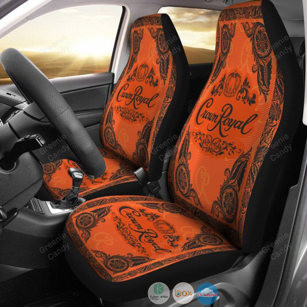 Crown Royal Peach Whisky Car Seat Cover