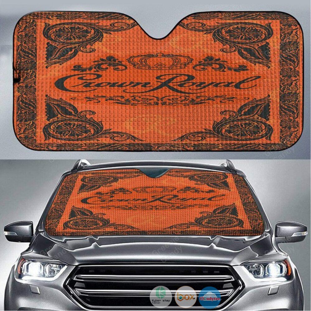 Crown Royal Peach Whisky Car Sunshade
