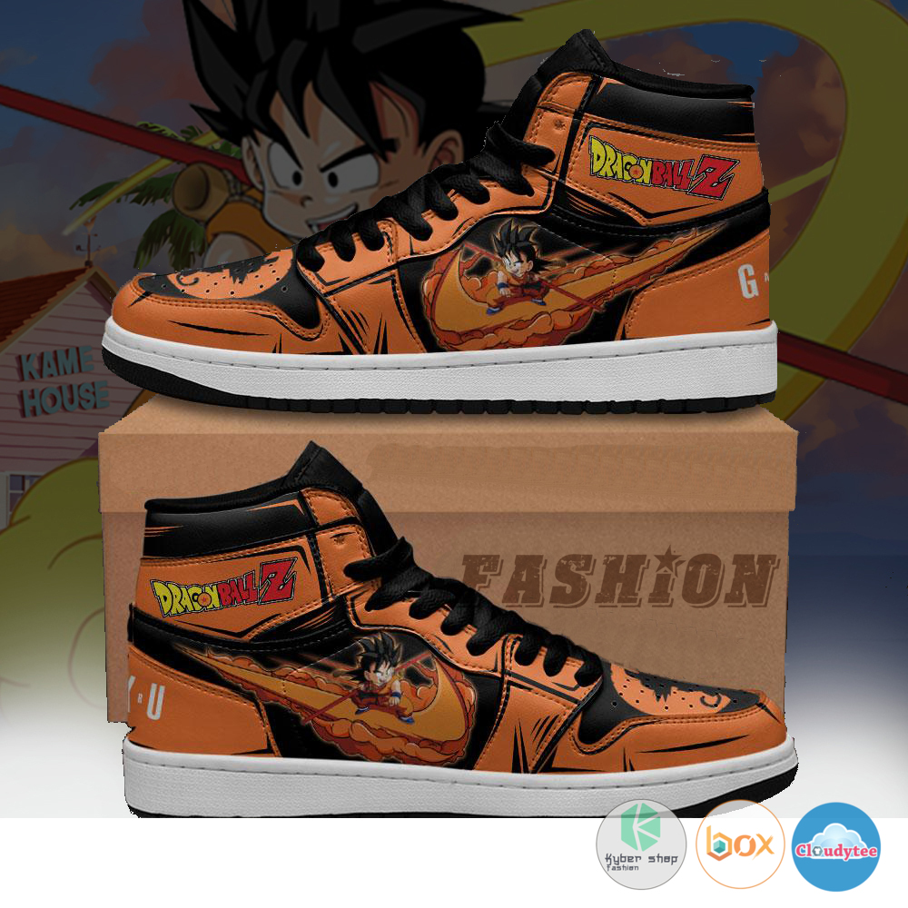 Cute Goku Air Jordan High top shoes