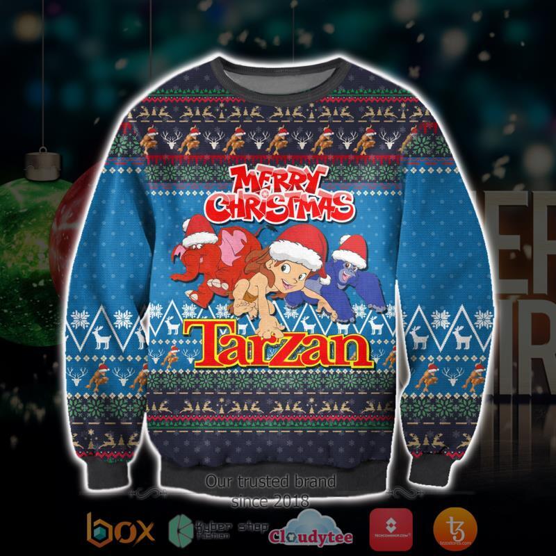 Cute Zarzan Merry Christmas Sweater