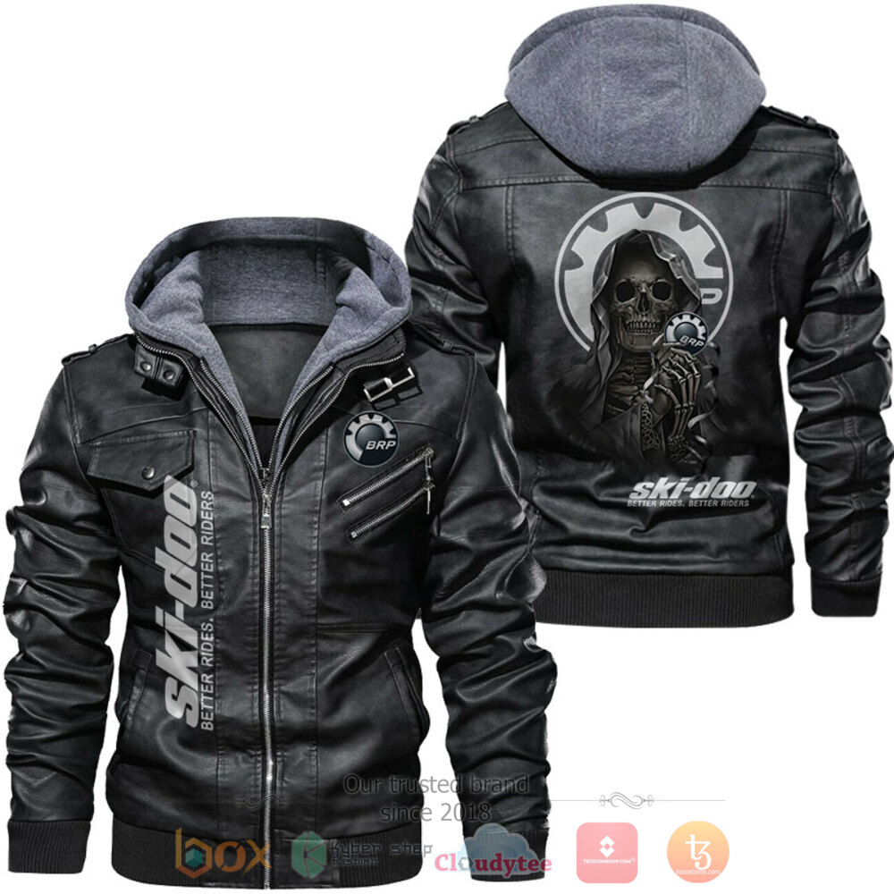 Death God Ski doo Leather Jacket