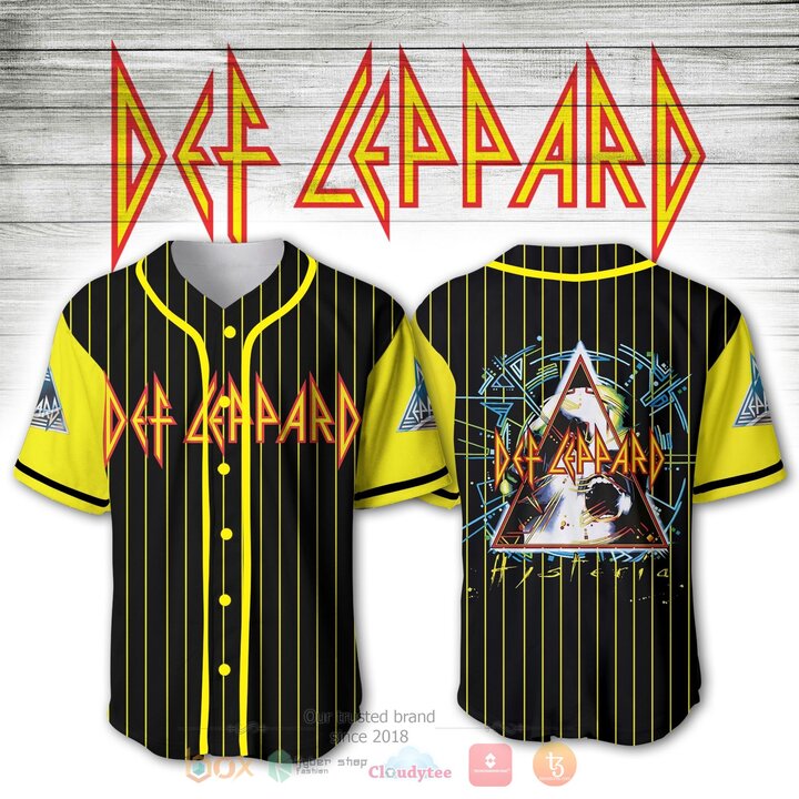 Def Leppard band Baseball Jersey Shirt