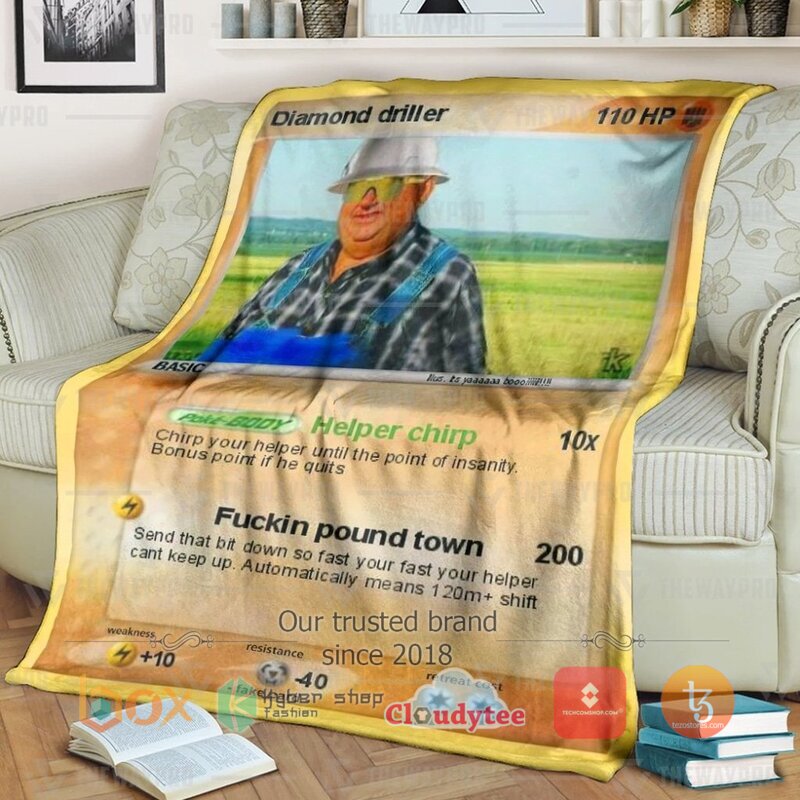 Diamond Driller Custom Blanket