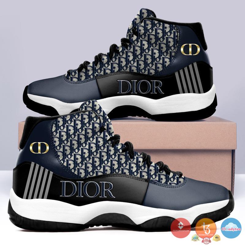 Dior Blue Black Air Jordan 11 sneaker 3 Dior Blue Black Air Jordan 11 shoes