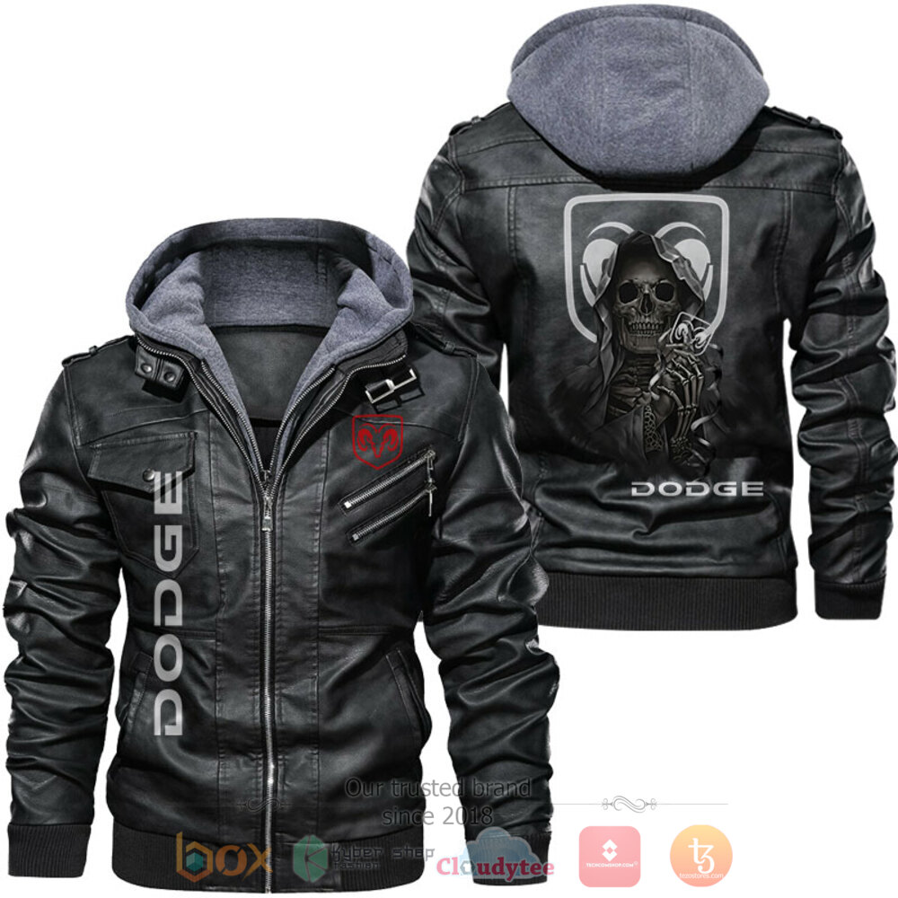 Dodge Skull Death God Leather Jacket