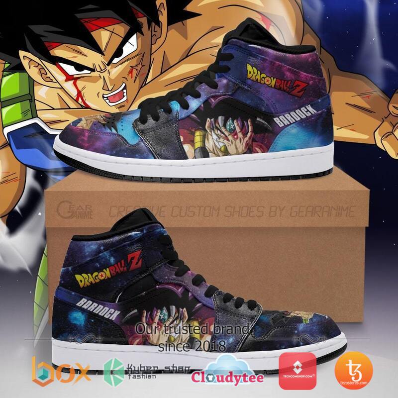 Dragon Ball Bardock Galaxy Air Jordan High Top Shoes