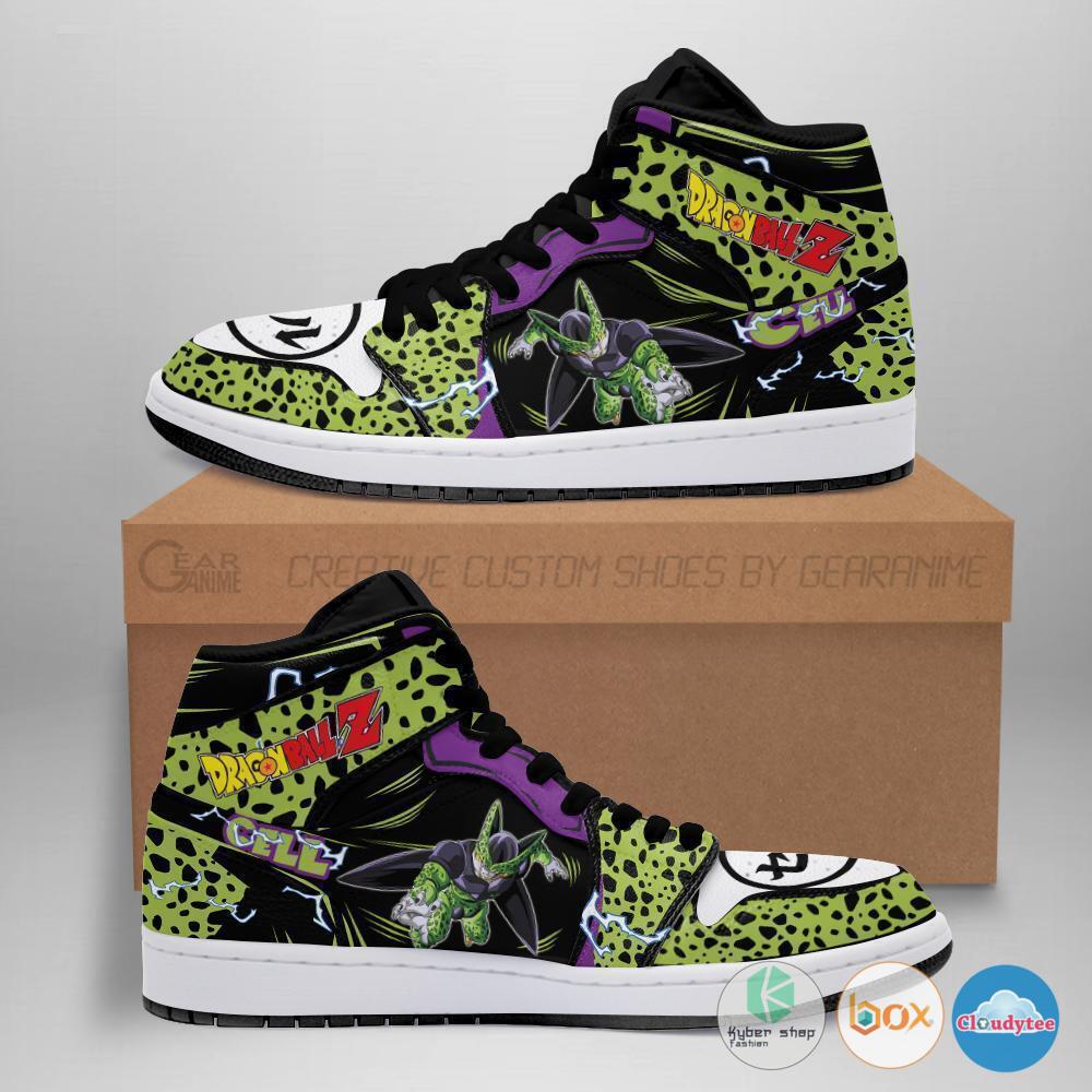 Dragon Ball Cell Dragon Ball Air Jordan High Top Shoes 6 Dragon Ball Cell Dragon Ball Air Jordan High Top Shoes