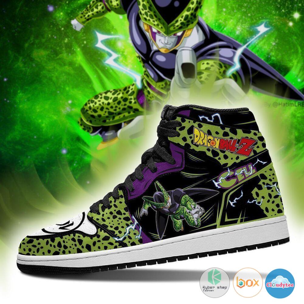 Dragon Ball Cell Dragon Ball Air Jordan High Top Shoes 1 2