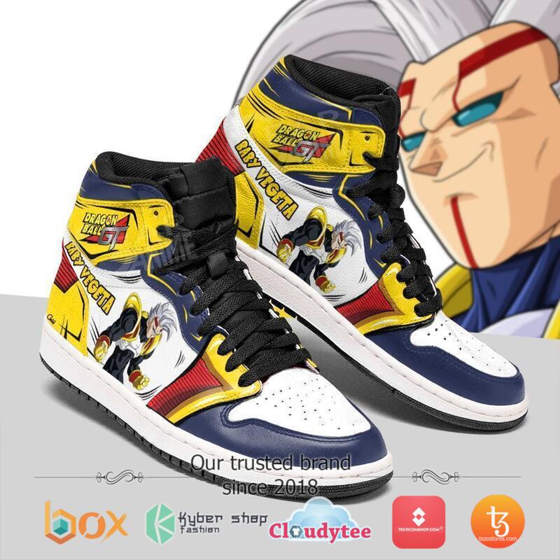 Dragon Ball Final Baby Vegeta Galaxy Air Jordan High Top Shoes 1