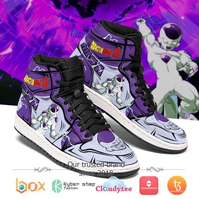 Dragon Ball Frieza Classic Air Jordan High Top Shoes 2 Dragon Ball Frieza Classic Air Jordan High Top Shoes 1