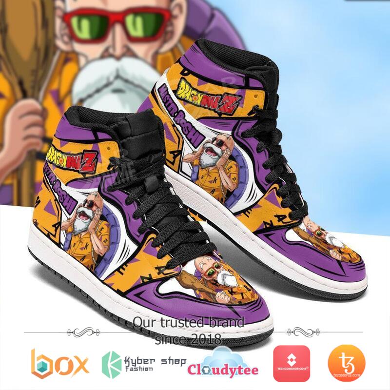 Dragon Ball Master Roshi Air Jordan High Top Shoes 2 Dragon Ball Master Roshi Air Jordan High Top Shoes 1