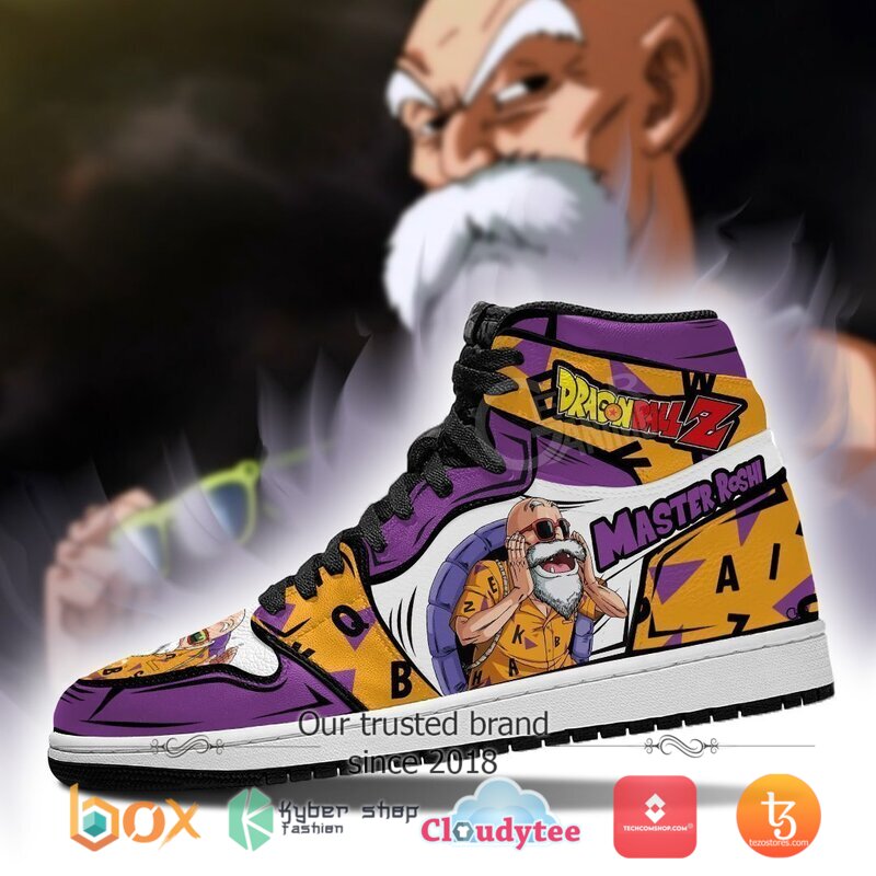 Dragon Ball Master Roshi Air Jordan High Top Shoes 3 Dragon Ball Master Roshi Air Jordan High Top Shoes 1 2