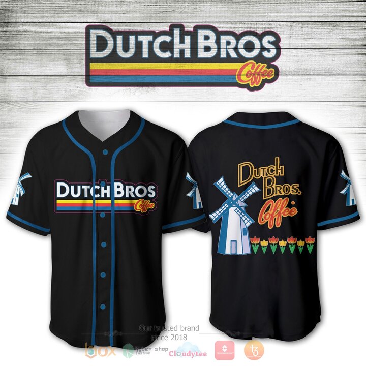 BEST Dutch Bros. Coffee Baseball Jerseys 1 Dutch Bros Coffee Baseball Jersey Shirt