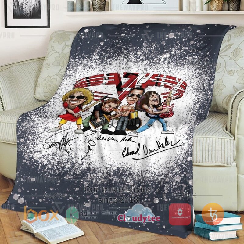 EVH Band Frankenstrat Blanket 2 EVH Band Frankenstrat Blanket 1