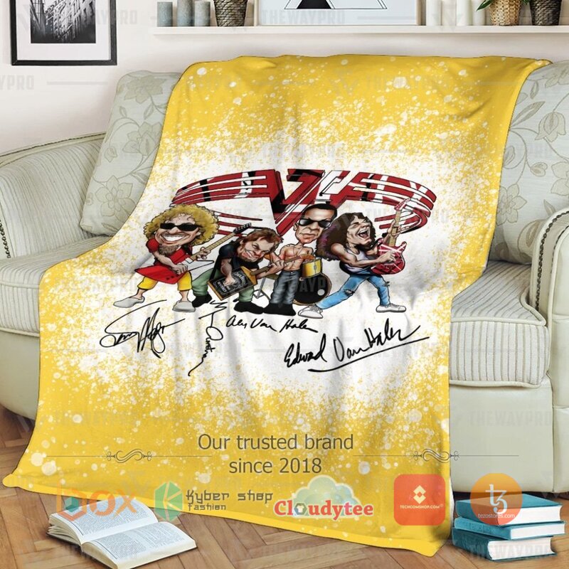 EVH Band Frankenstrat Blanket 3 EVH Band Frankenstrat Blanket 1 2