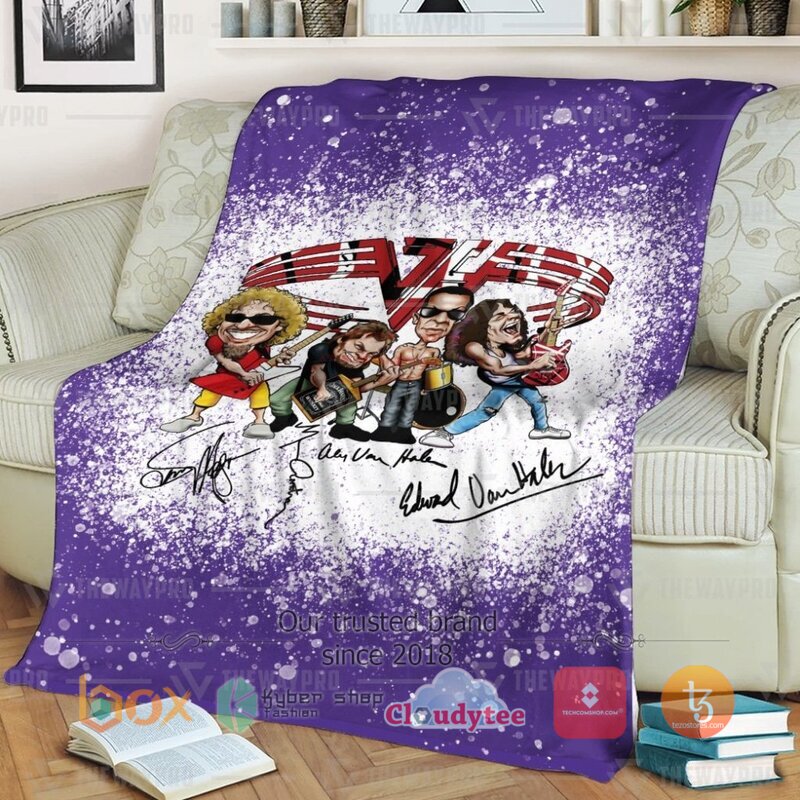 EVH Band Frankenstrat Blanket 4 EVH Band Frankenstrat Blanket 1 2 3