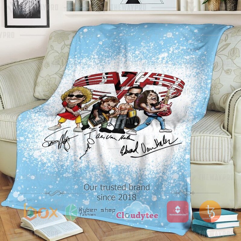 EVH Band Frankenstrat Blanket 5 EVH Band Frankenstrat Blanket 1 2 3 4