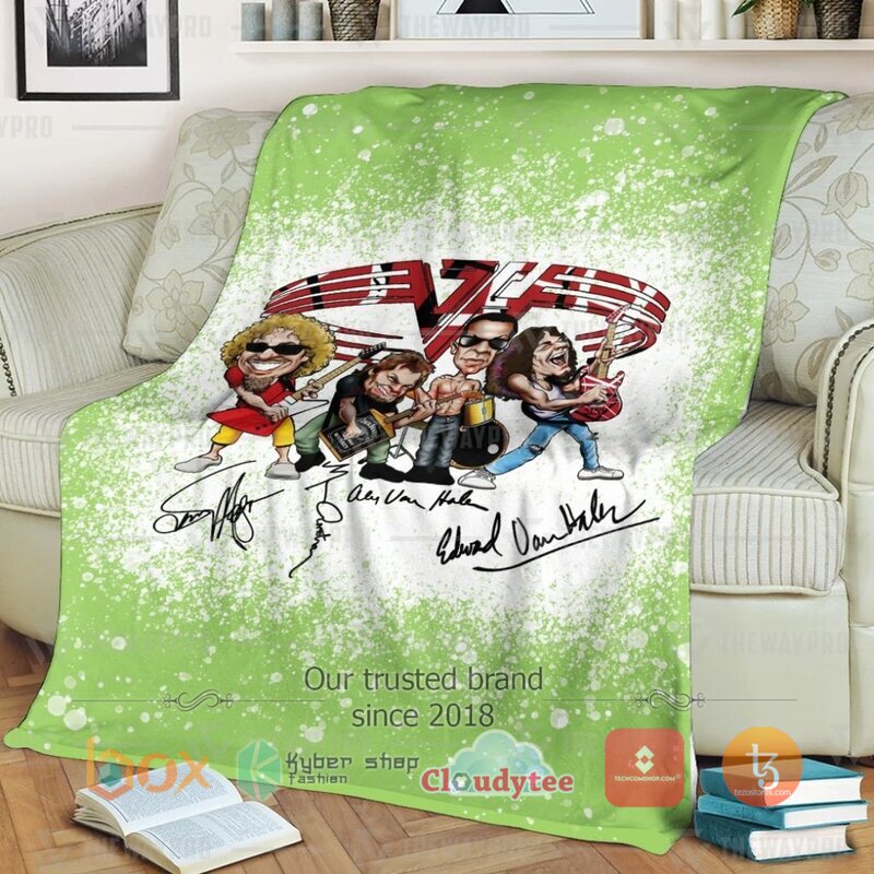 EVH Band Frankenstrat Blanket 6 EVH Band Frankenstrat Blanket 1 2 3 4 5