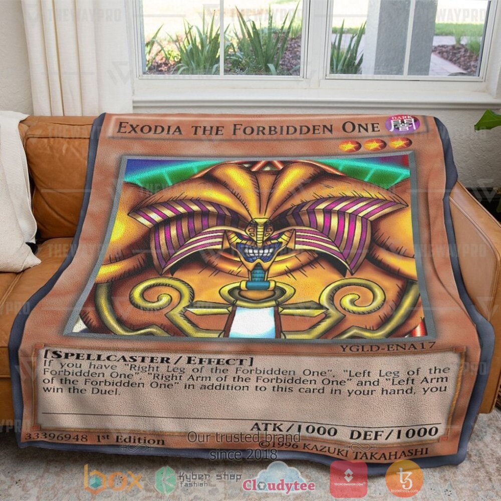 HOT Exodia The Forbidden One Soft Blanket 1 Exodia The Forbidden One Custom Soft Blanket