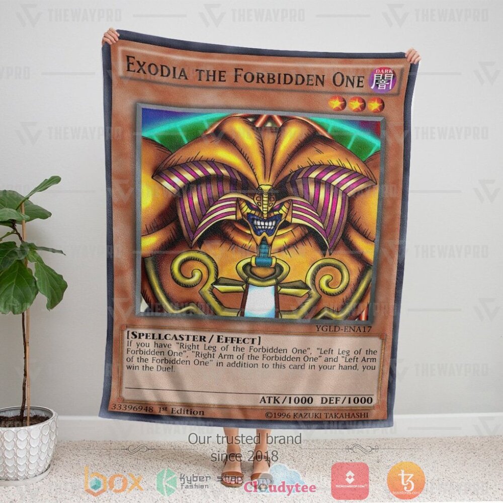 HOT Exodia The Forbidden One Soft Blanket 2 Exodia The Forbidden One Custom Soft Blanket 1