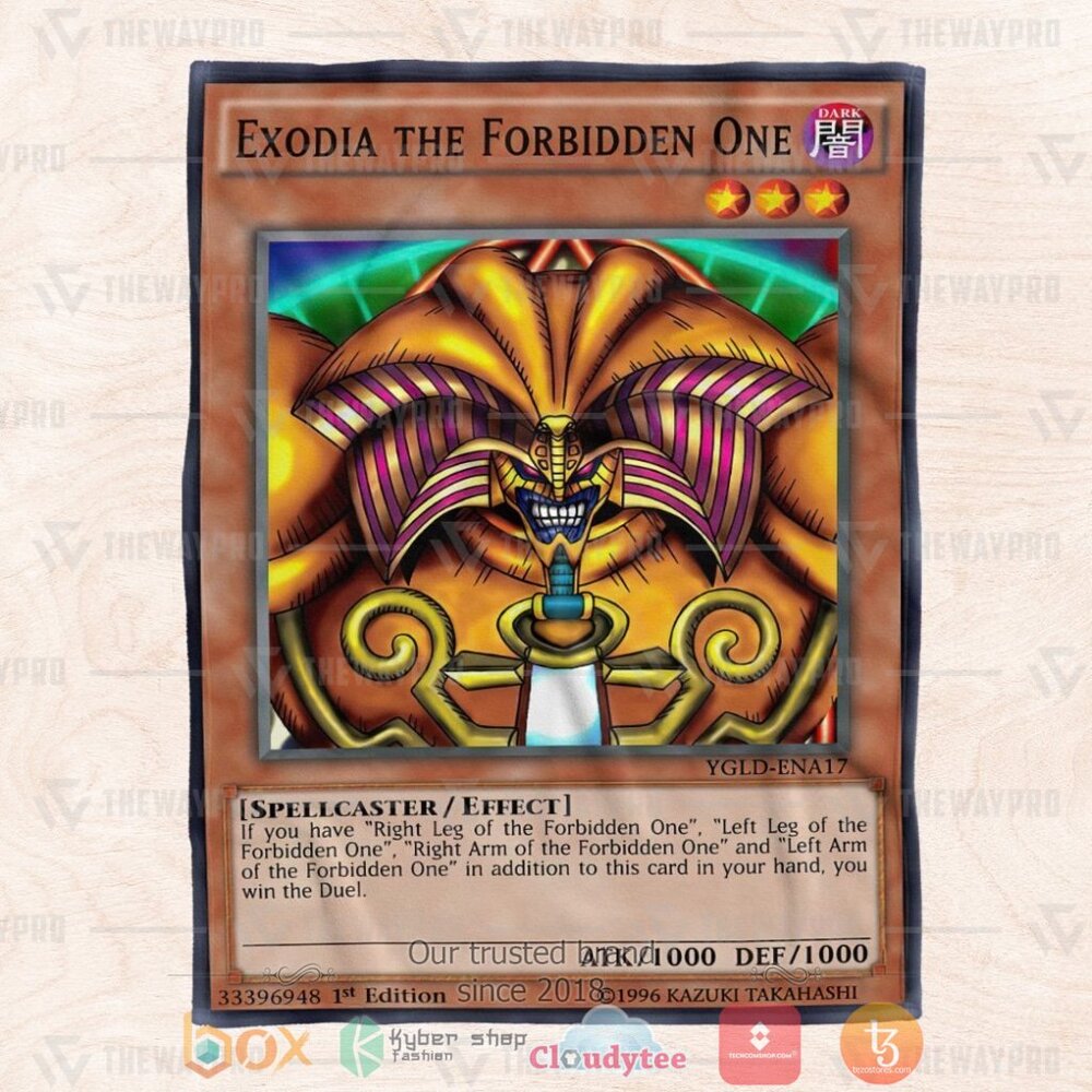 HOT Exodia The Forbidden One Soft Blanket 3 Exodia The Forbidden One Custom Soft Blanket 1 2