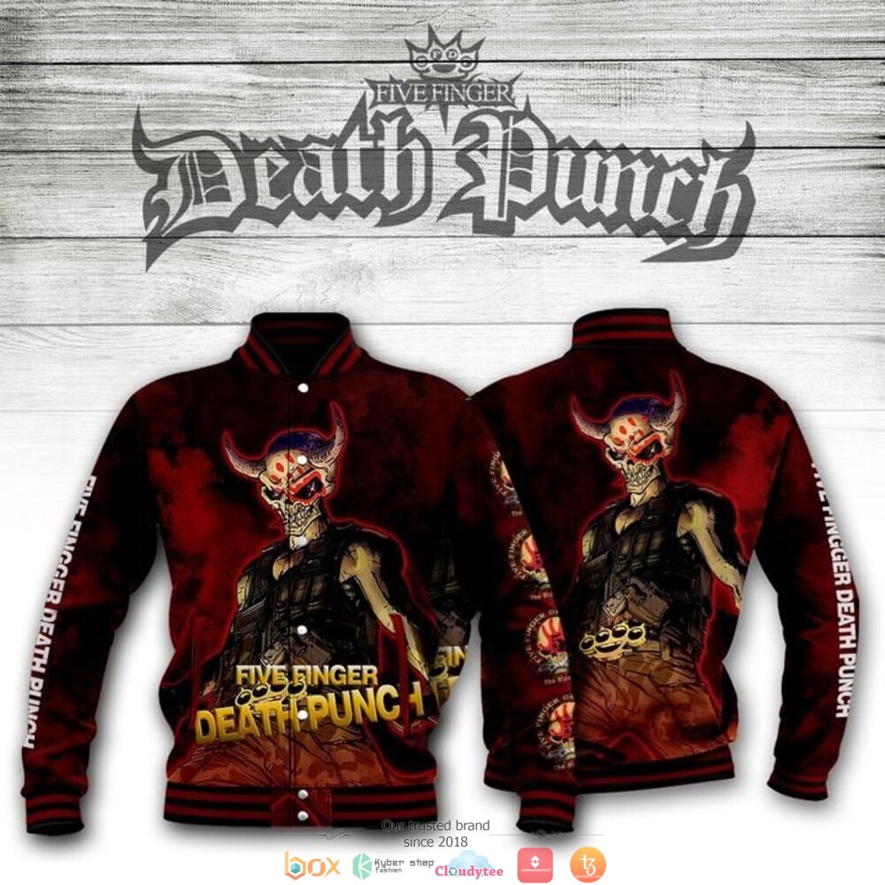 Five Finger Death Punch Purgatory Tales From the Pit Baseball jacket