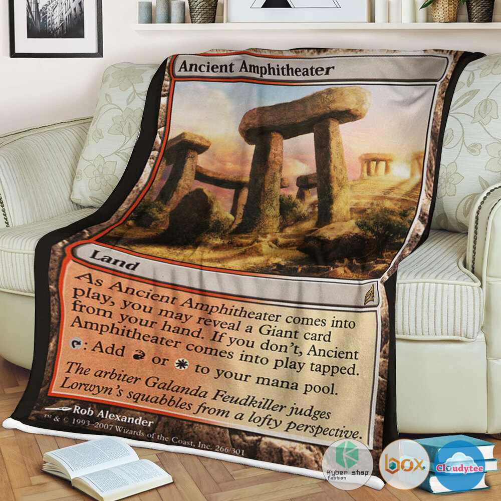 Lorwyn Ancient Amphitheater Blanket 2 Fleece Blanket Lrw 266 Ancient Amphitheater