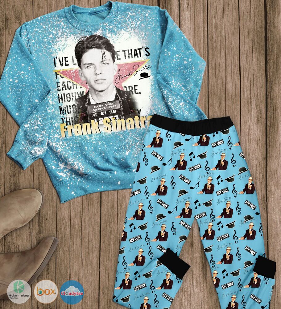 Frank Sinatra My way long sleeves Pajamas Set