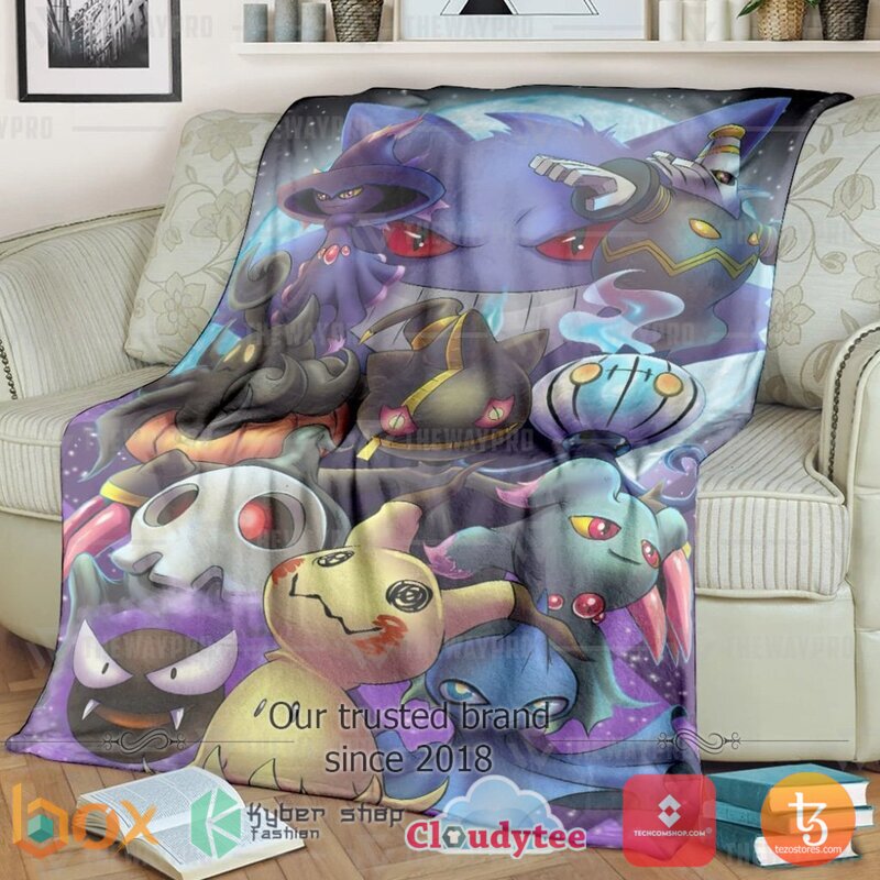 Pokemon Ghosting Blanket