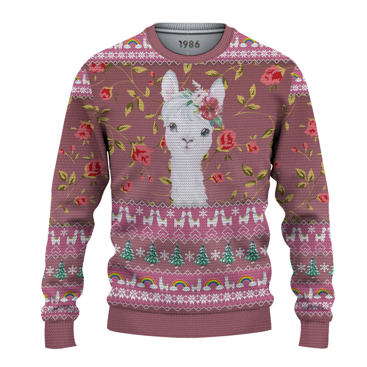 Llama flowers jersey shirt, hoodie 15 GTD1111104 Ugly Sweaters