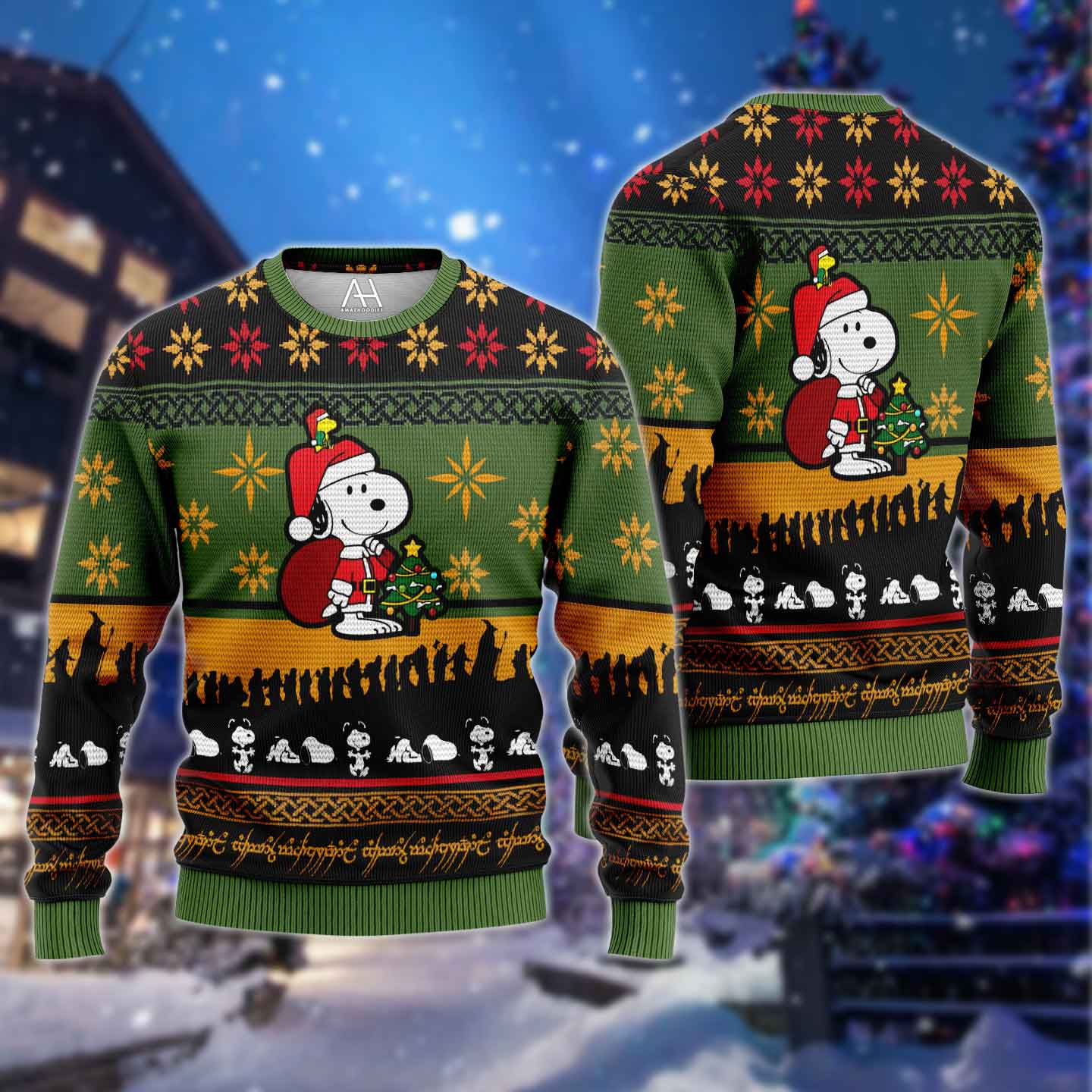 Snoopy christmas tree jersey shirt, hoodie 2 GTT0811105 ads 1