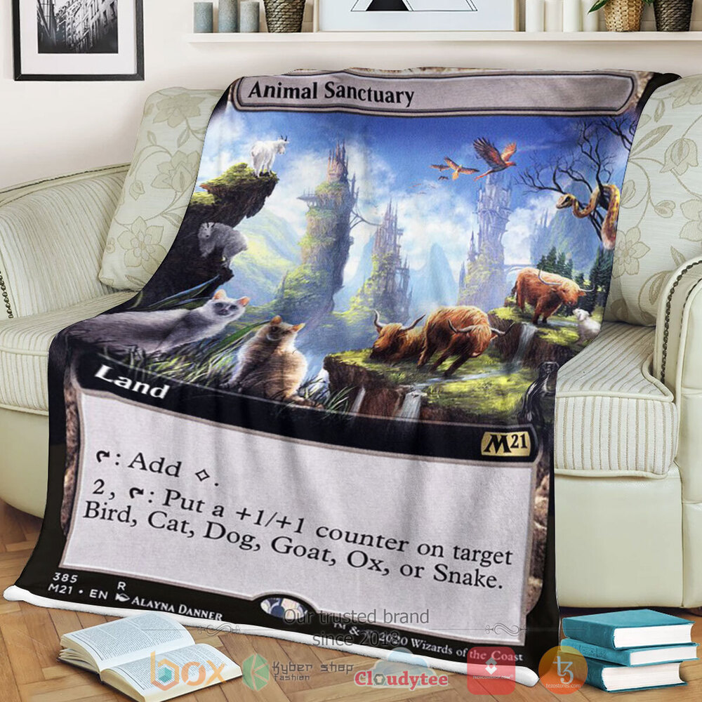 Game MTG Animal Sanctuary Fleece Blanket