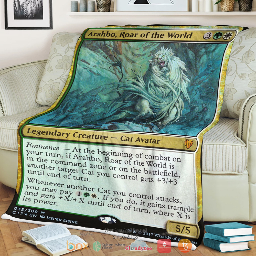 Game MTG Arahbo Roar of the World Blanket