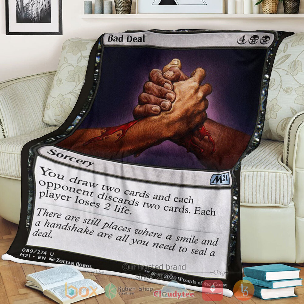 Game MTG Bad Deal Fleece Blanket