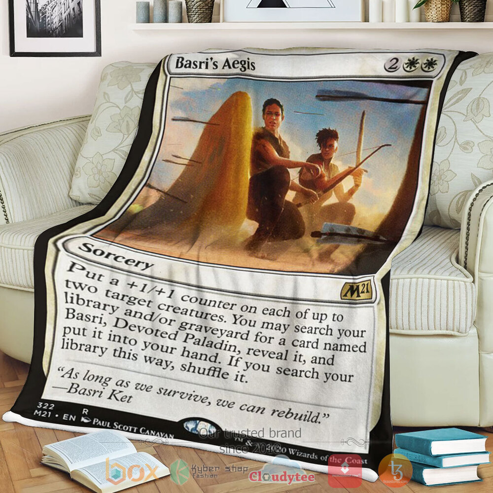 Game MTG Basri S Aegis Fleece Blanket