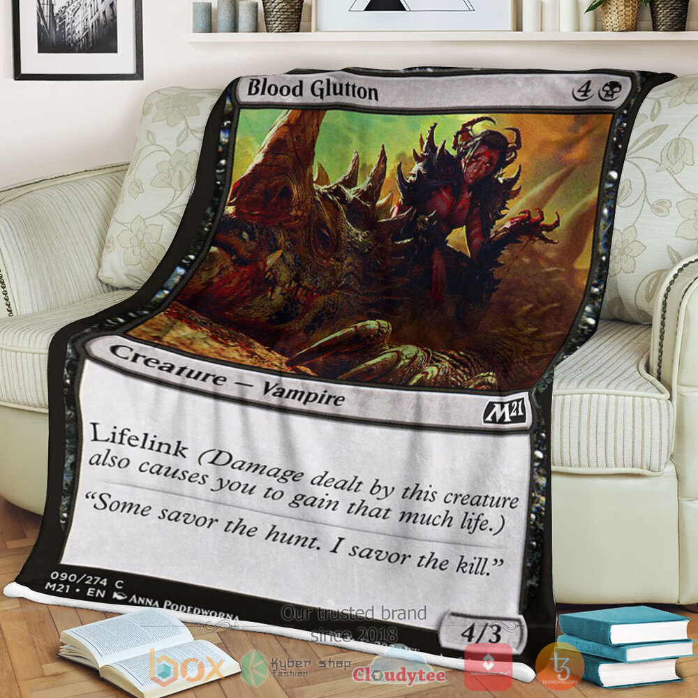 Game MTG Blood Glutton Fleece Blanket