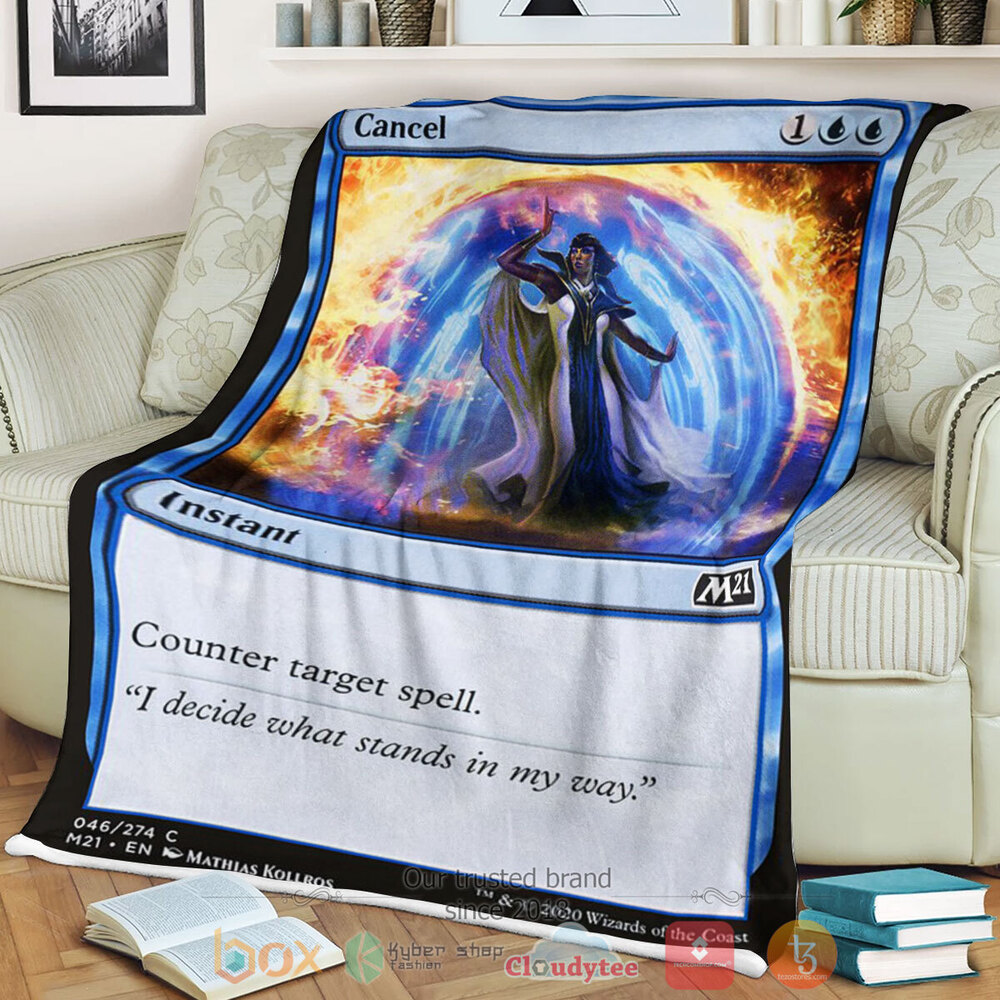 Game MTG Cancel Fleece Blanket