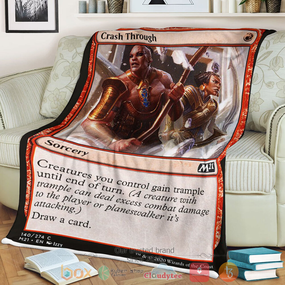 Game MTG Crash Through Fleece Blanket
